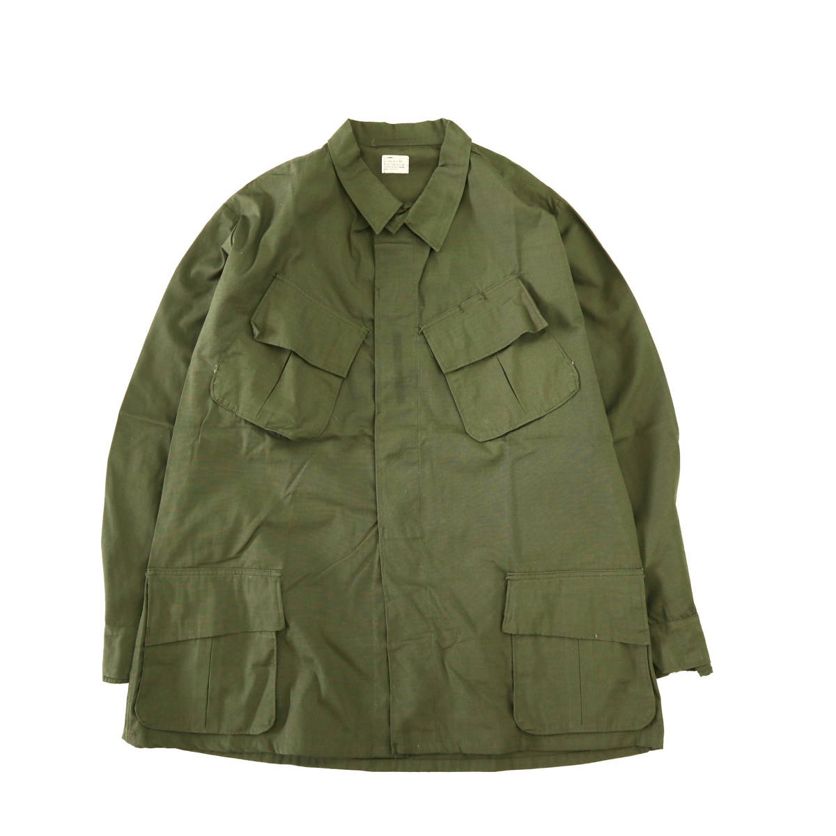 ビンテージ deadstock 60s us army jungle fatigue jacket x-large regular デッドストック ジャングル ファティーグ ジャケット 米軍