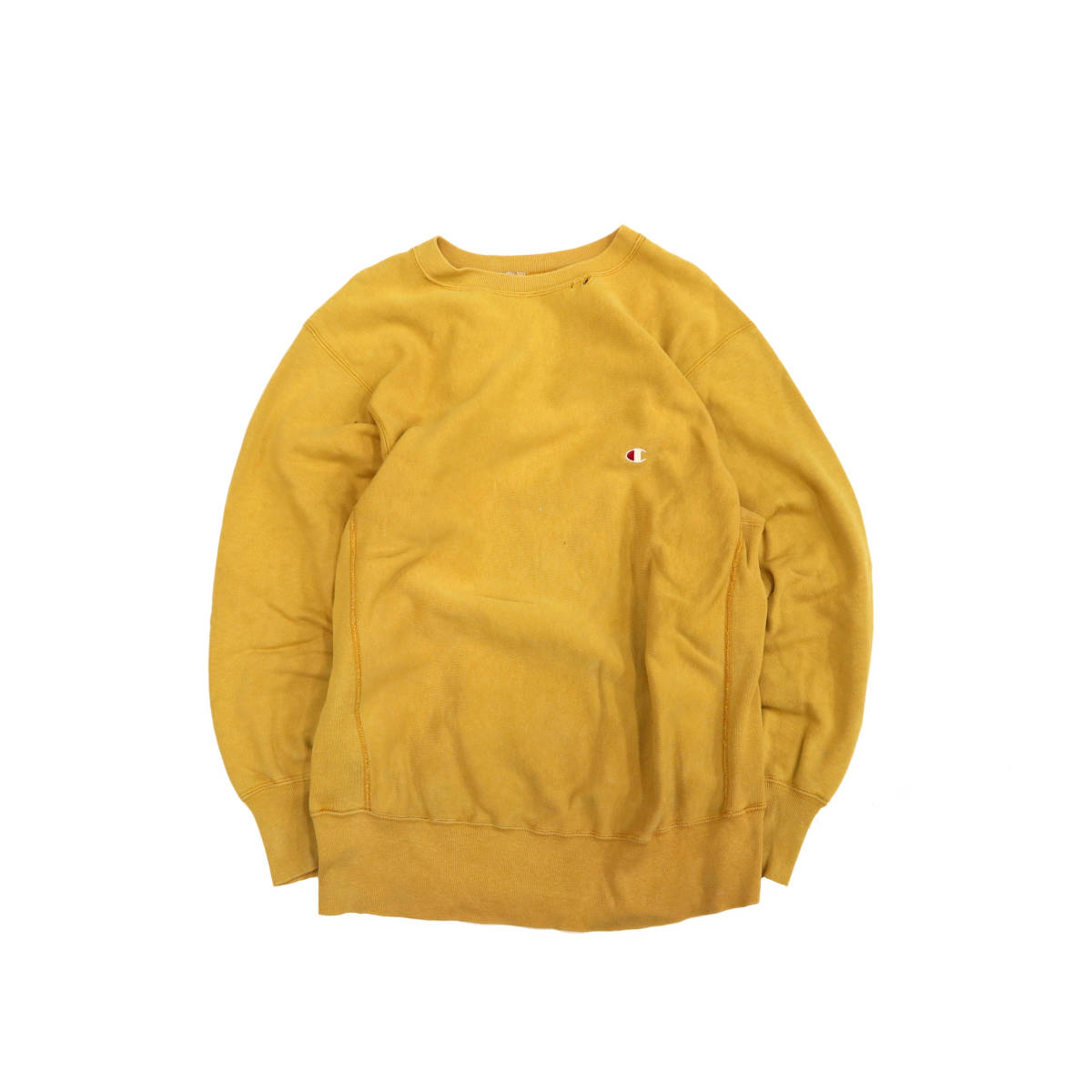 ビンテージ 90s champion reverse weave L カラシ マスタード usa製 アメリカ チャンピオン リバース ウィーブ スウェット vintage sweatの画像1