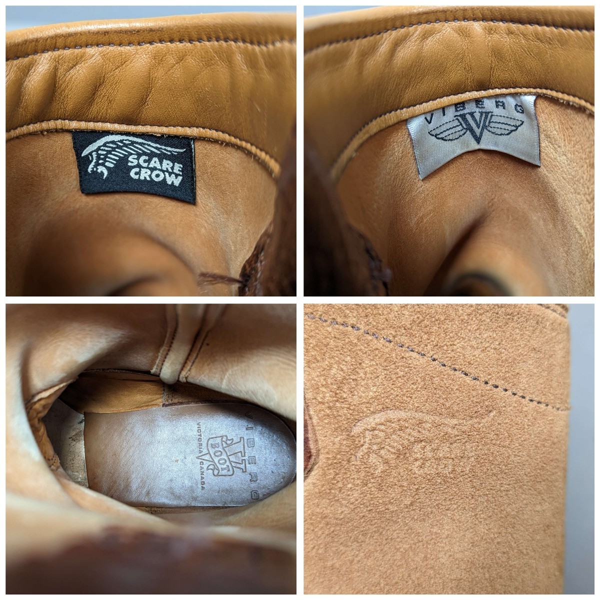 SCARECROW別注 VIBERG ブーツ 8EEE スケアクロウ | plenitudebrindes
