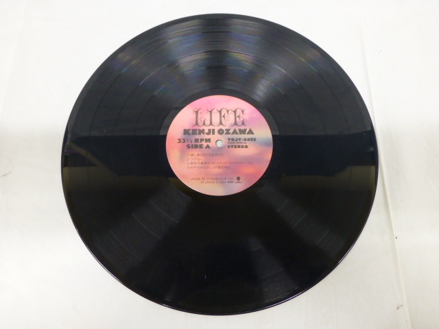 4073P◎LIFE 小沢健二 KENJI OZAWA アナログ LP レコード◎中古
