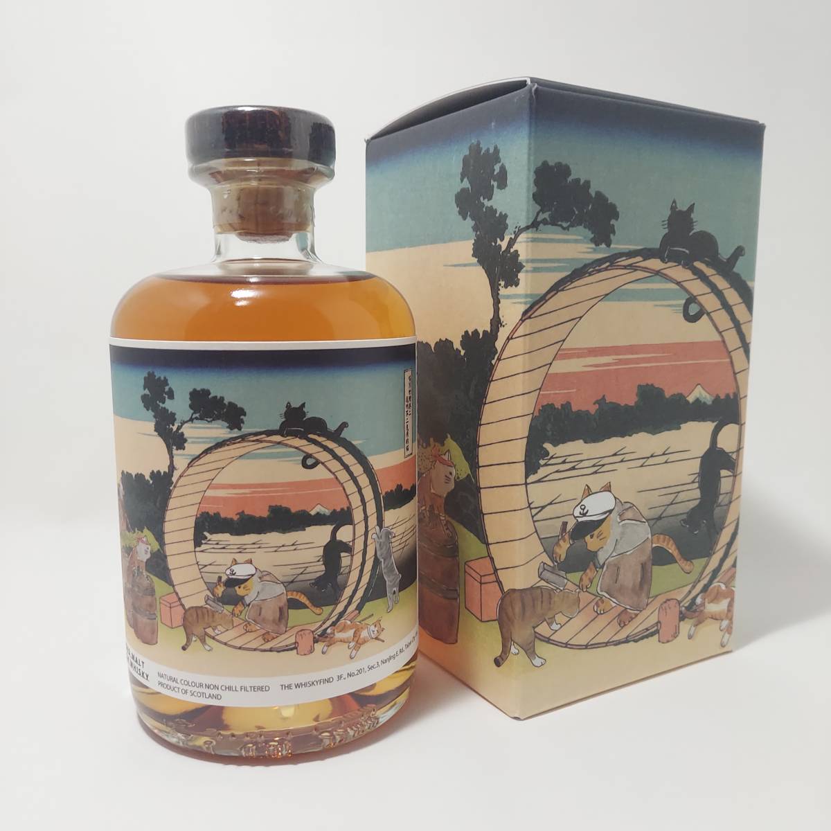 【送料無料/税0円】浮世絵 尾州不二見原 ブレンデッドモルト 58.5度 500ml ウイスキーファインド 飛天猫 hitten
