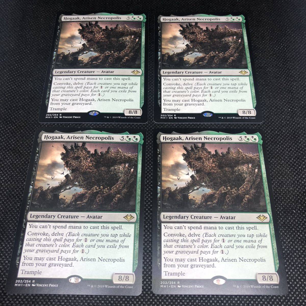 mtg 甦る死滅都市、ホガーク 4枚組 英 Yahoo!オークション - MTG 甦る死滅都市 ホガーク 英語版 4枚