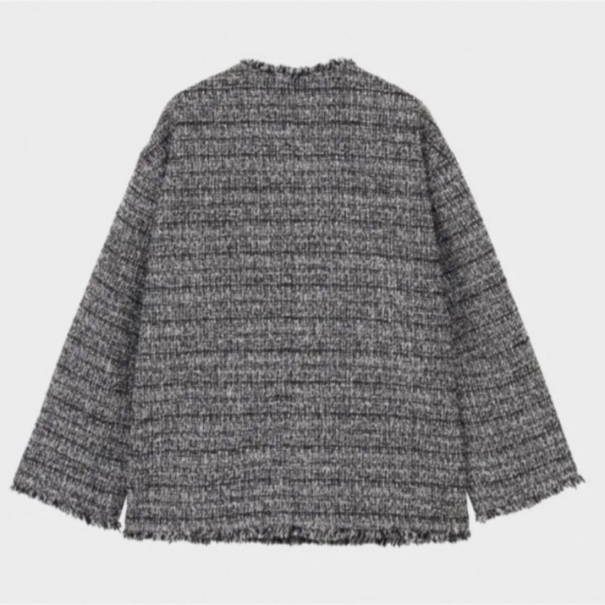美品 PLST プラステ ツイード ノーカラージャケット|Yahoo 美品 PLST プラステ ツイード ノーカラージャケット|Yahoo