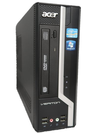 Windows10 Pro 32BIT Acer Veriton X4610 Core i7 第2世代 4GB 500GB DVD Office付き 中古パソコン デスクトップ