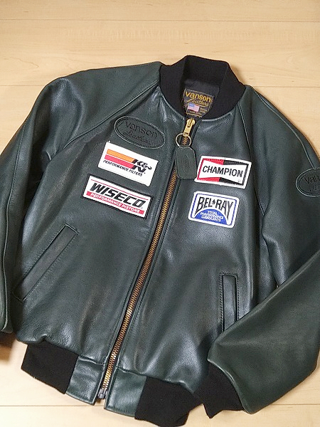 VANSON バンソン シングル ライダース 9TJP バックドロップ 別注