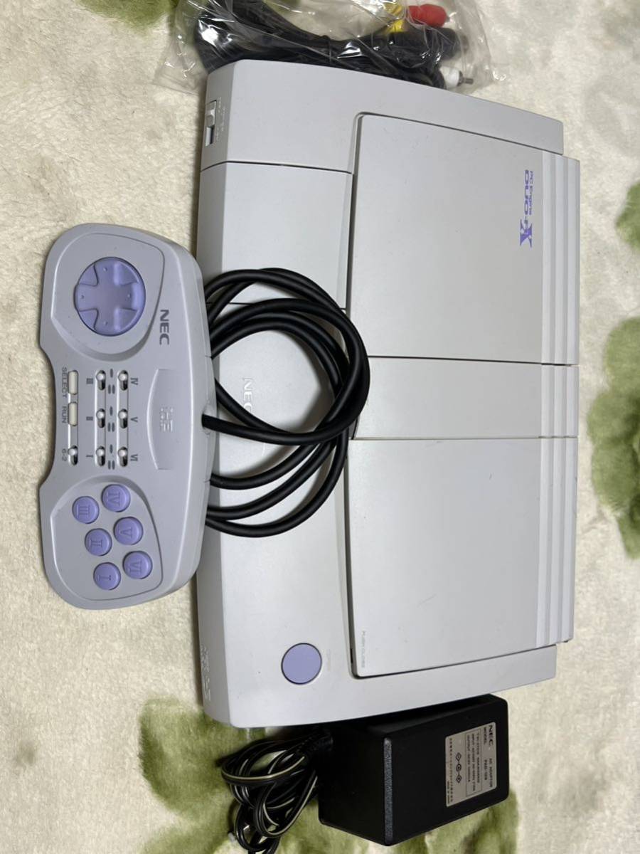 NEC PC Engine DUO-RX PCエンジン 本体 動作OK 一式 6ボタンパッド