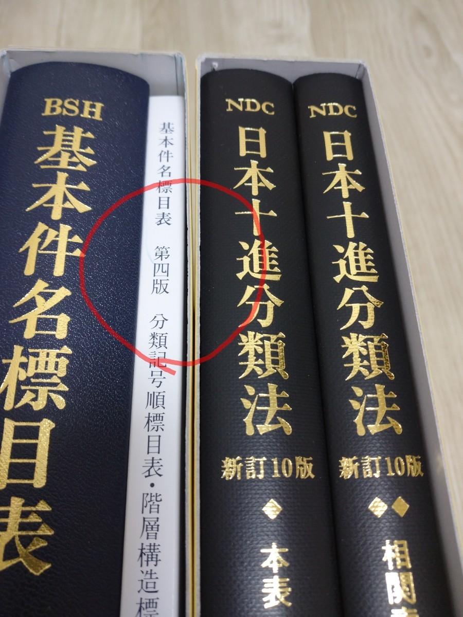 送料込み ＢＳＨ基本件名標目表第4版 ＮＤＣ日本十進分類法新訂10版セット 日本図書館協会 司書資格
