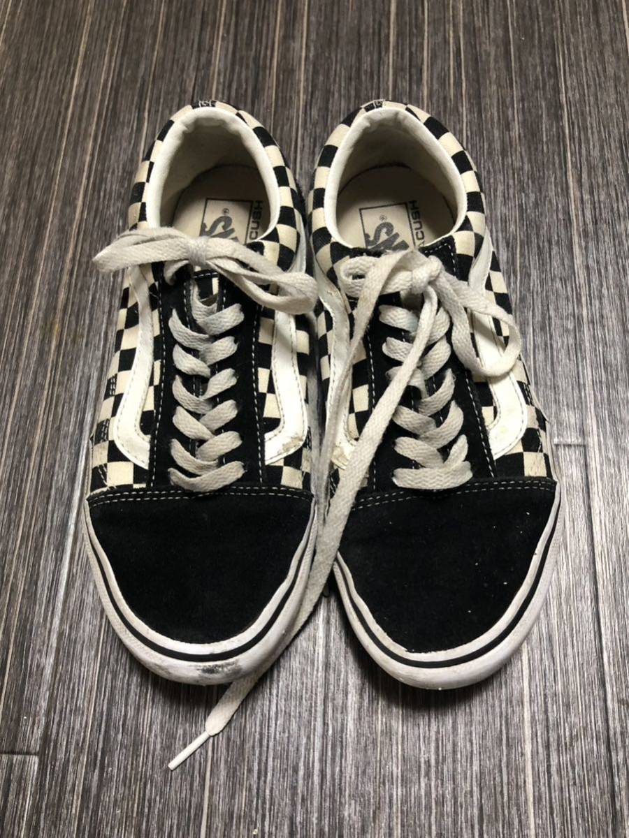 VANS OLDSKOOL Vans Old school V36CL+ 24cm US6 женский спортивные туфли 