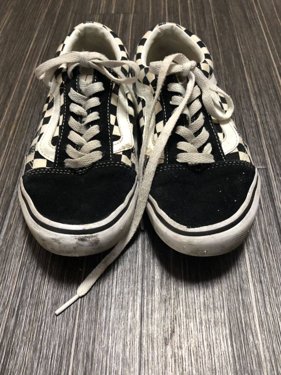 VANS OLDSKOOL Vans Old school V36CL+ 24cm US6 женский спортивные туфли 