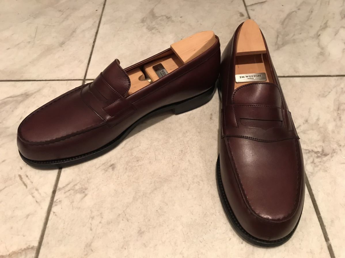 [J.M.WESTON J.M. талия n180 signature Loafer ] балка gun ti серия оригинальный колодка tree имеется Франция *meido