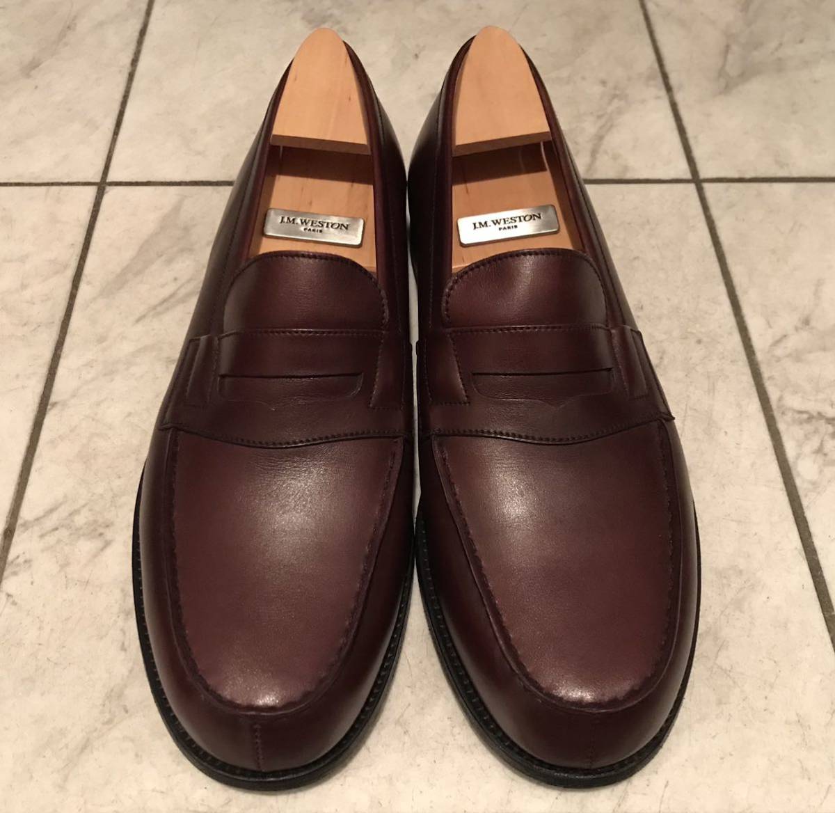 [J.M.WESTON J.M. талия n180 signature Loafer ] балка gun ti серия оригинальный колодка tree имеется Франция *meido