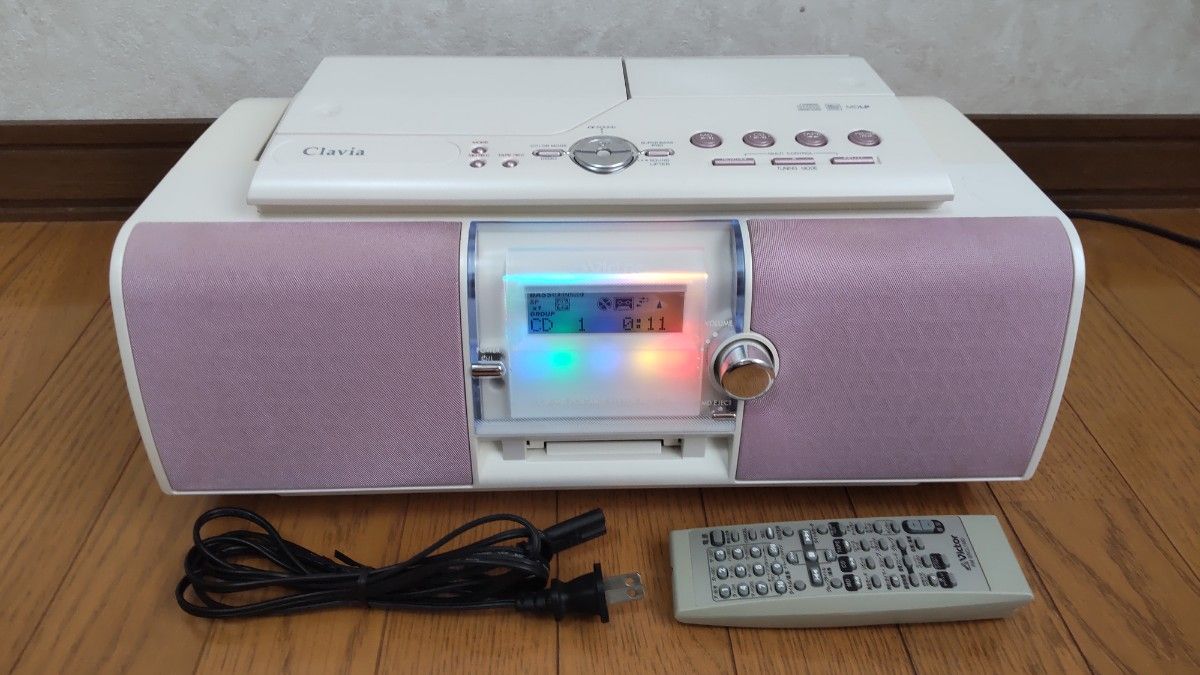 動作品 ビクター Victor CD/MDラジカセ クラビア Clavia RC-L1MD 動作品 ビクター Victor CD/MDラジカセ クラビア Clavia RC-L1MD