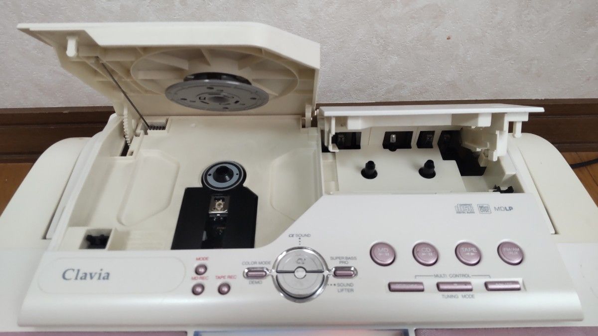 動作品 ビクター Victor CD/MDラジカセ クラビア Clavia RC-L1MD 動作品 ビクター Victor CD/MDラジカセ クラビア Clavia RC-L1MD