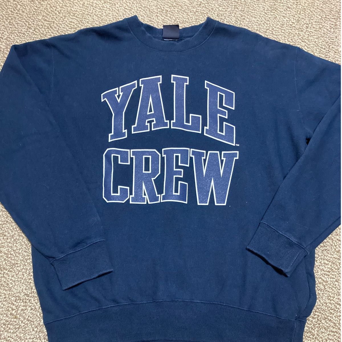 スウェット YALE / UCLA 別注 カレッジロゴ ヴィンテージ加工 ビッグシルエット スウェット プルオーバー