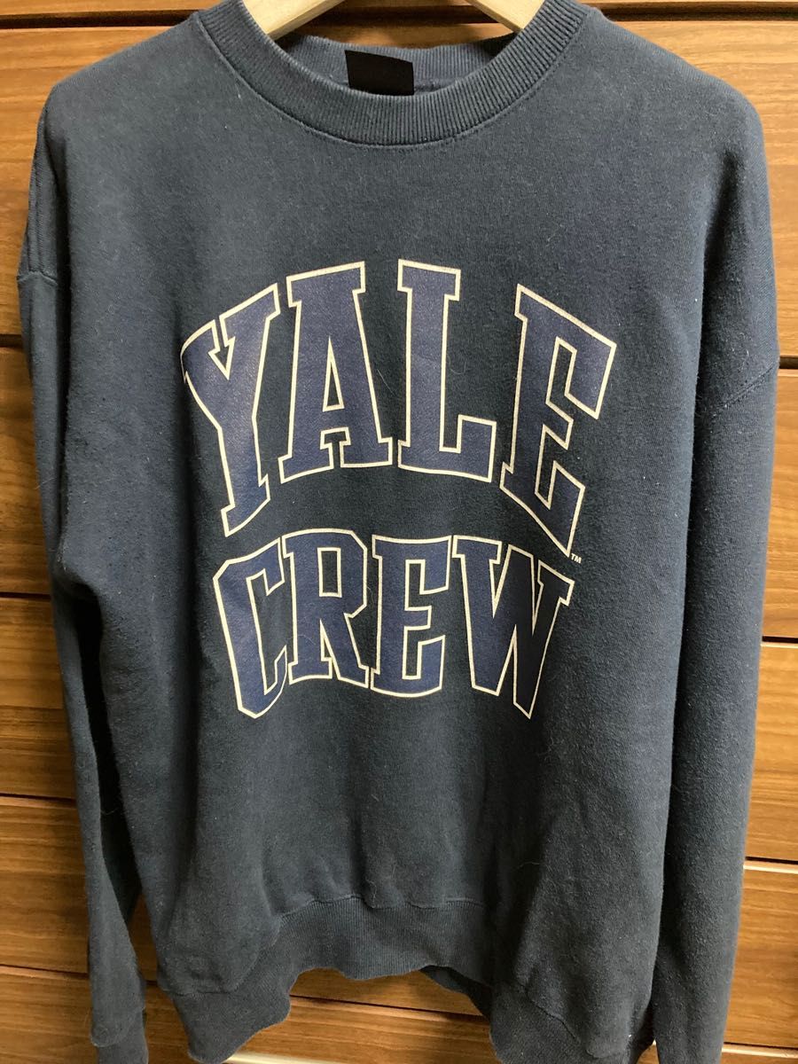 スウェット YALE / UCLA 別注 カレッジロゴ ヴィンテージ加工 ビッグシルエット スウェット プルオーバー