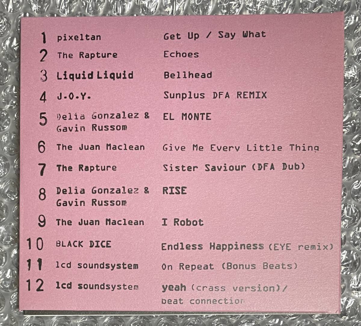 18e DFA Compilation #2 3枚組 盤質良好 MIX-CD Leftfield Experimental NU-Disco NYC Techno Punk Rock Dancer 中古品_画像7