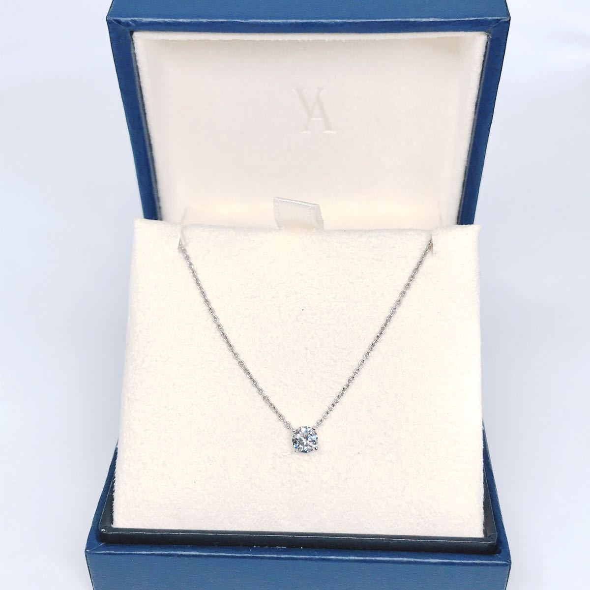 ヴァンドーム キャトル ダイヤモンドネックレス 0.27ct 1粒 PT950