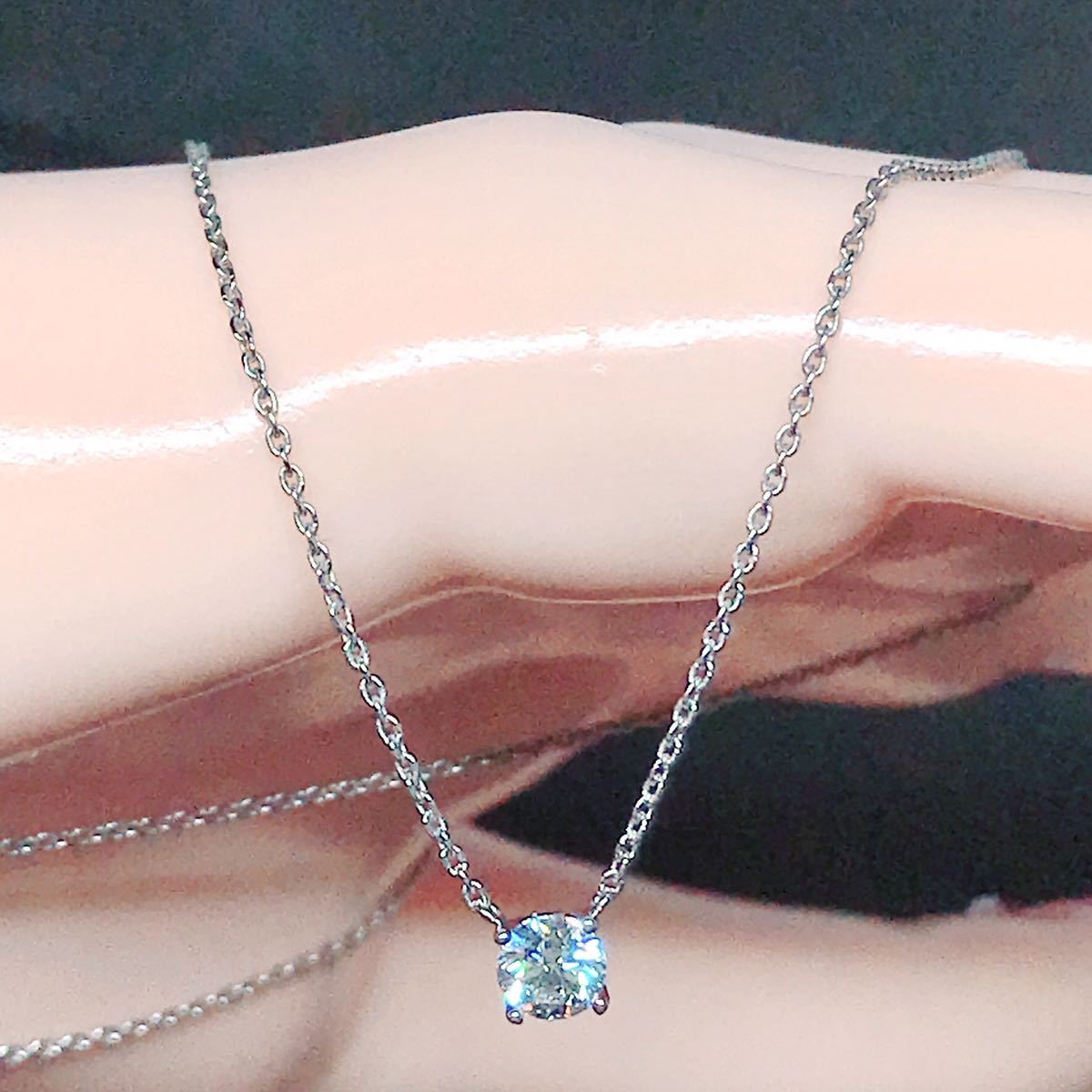 ヴァンドーム キャトル ダイヤモンドネックレス 0.27ct 1粒 PT950