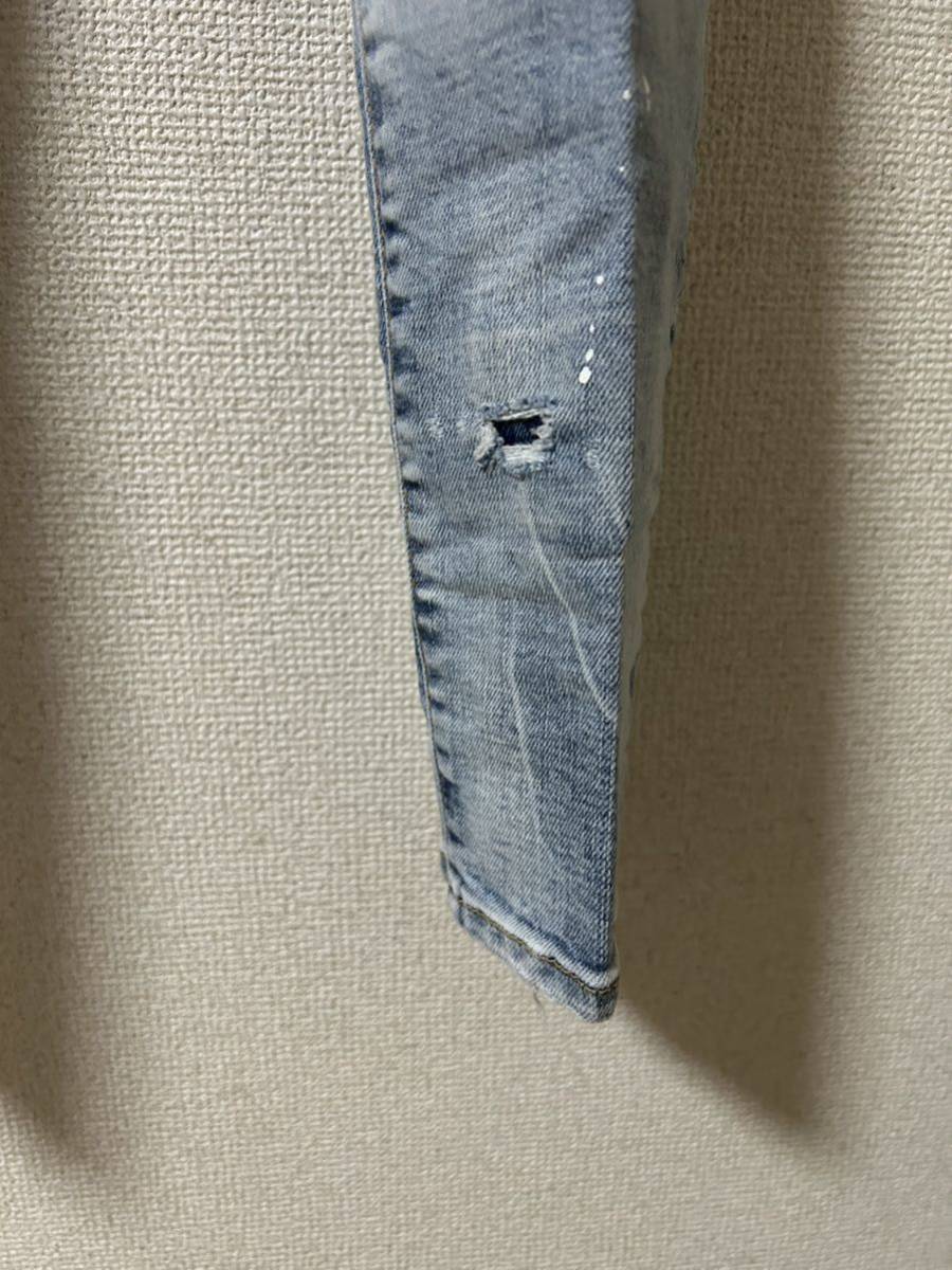 新品 正規品 21AW ディースクエアード デニム 42 SKATER JEAN スケーター