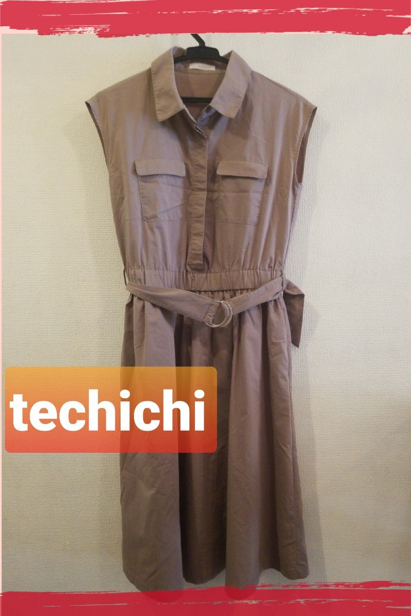 techichi ノースリーブ　ワンピース