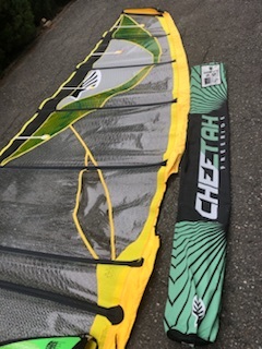 値下げ最終価格！EZZY CHEETAH 8.0 ウインドサーフィンセイル　美品_画像7