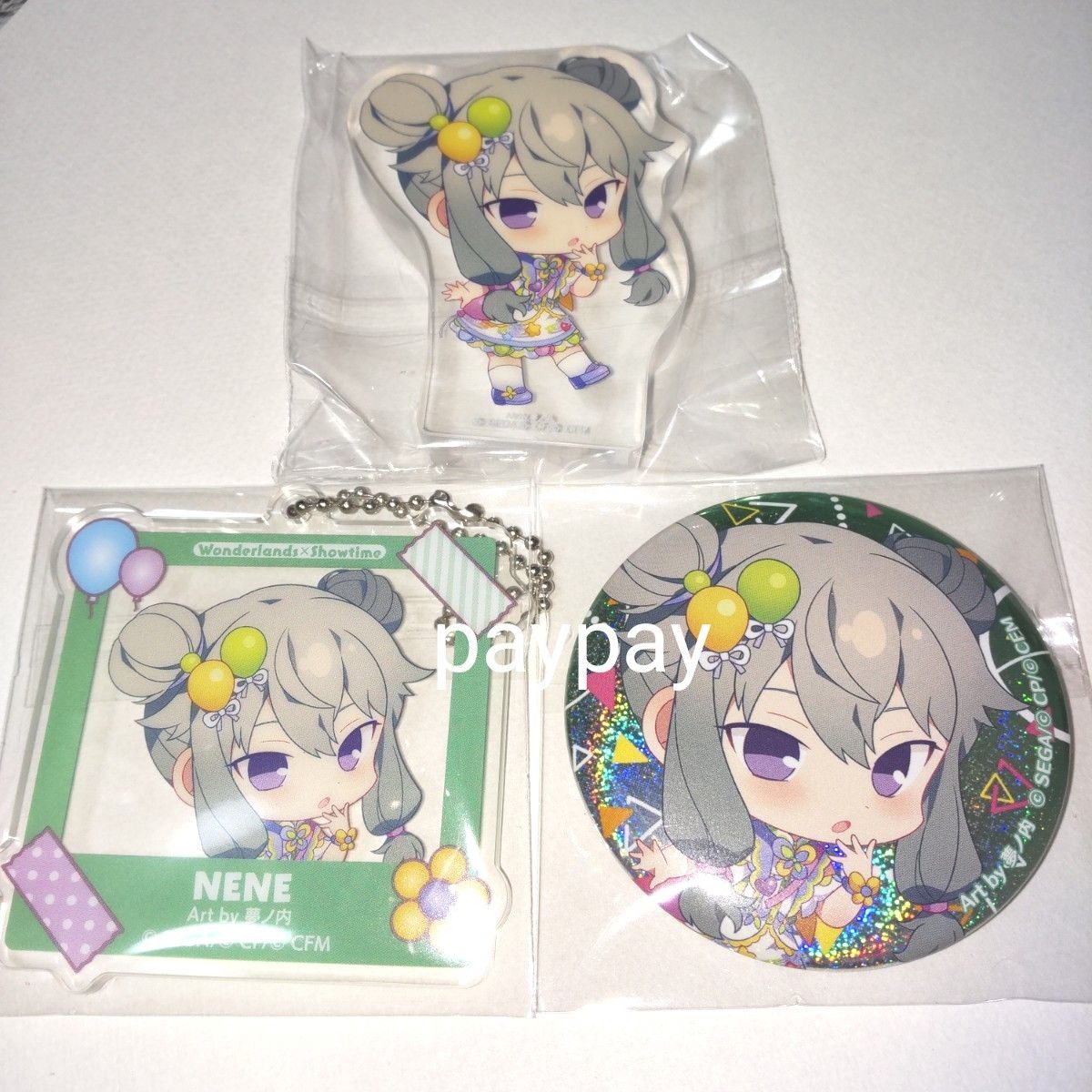 プロセカ ハート型アクリルブロック 草薙寧々 缶バッジ KAITO MEIKO プロセカ ころっと 缶バッジ アクリルキーホルダー ワンダショ