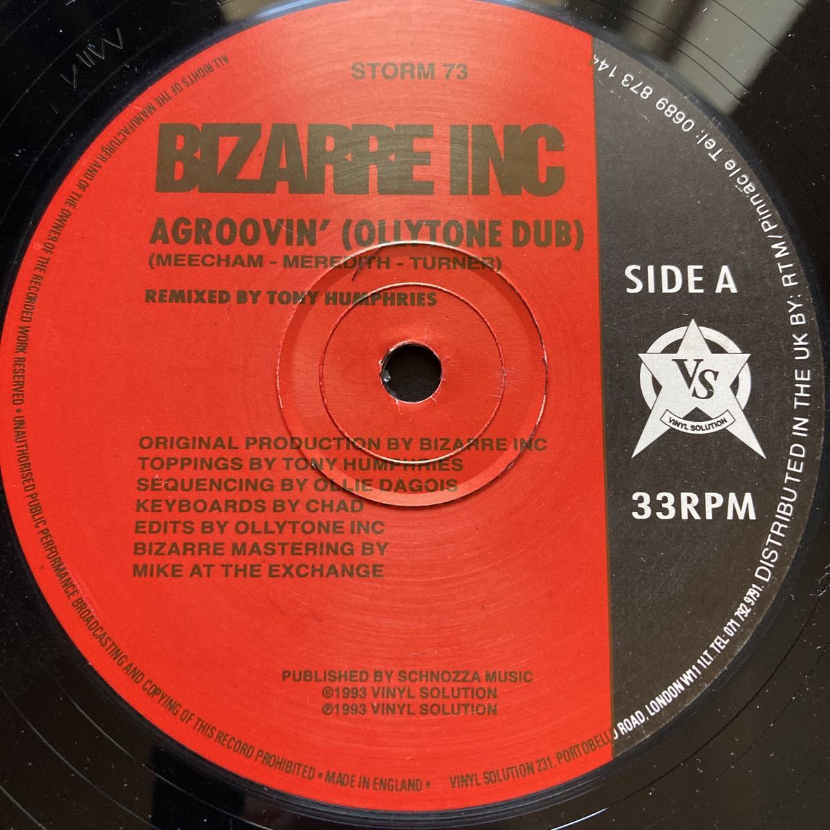 12inch BIZARRE INC / AGROOVIN'_画像7