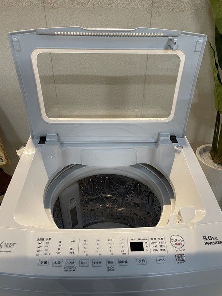 展示使用品【ヤマダ電機 YAMADA オリジナル 21年製 YWM-TV90H1 全自動