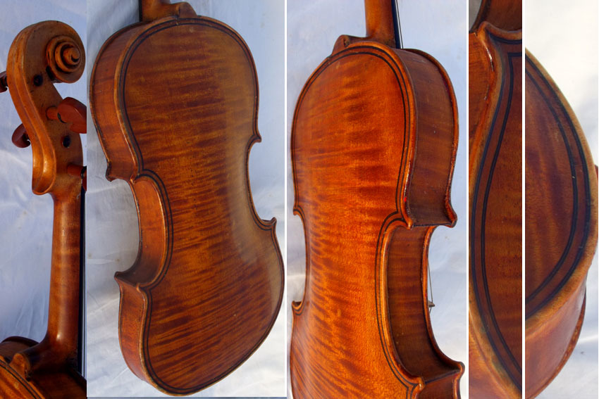 1 иен ~D.Francesco g.Gaspar da Salo.in breseia старый скрипка 