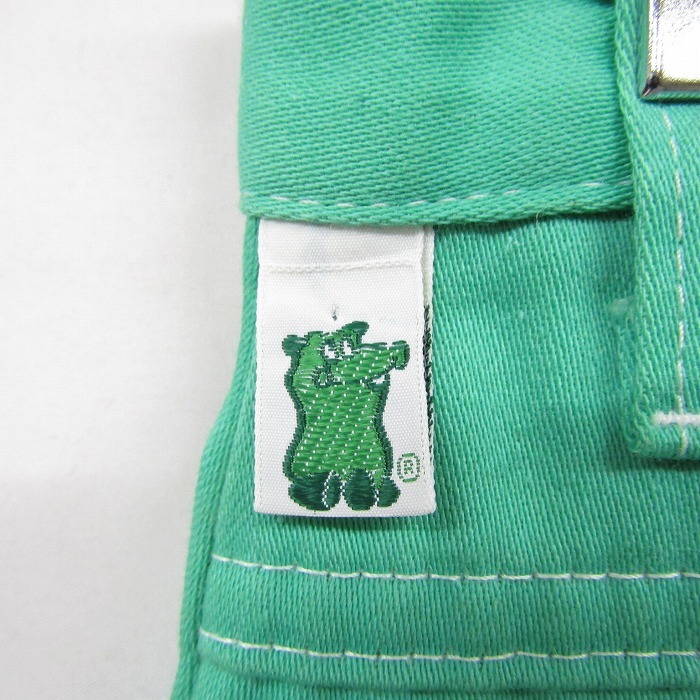 70s 80s Vintage size 6X 125.GARANIMALS Kids f rare color pants green child clothes retro rare rare Vintage old clothes 3A1956