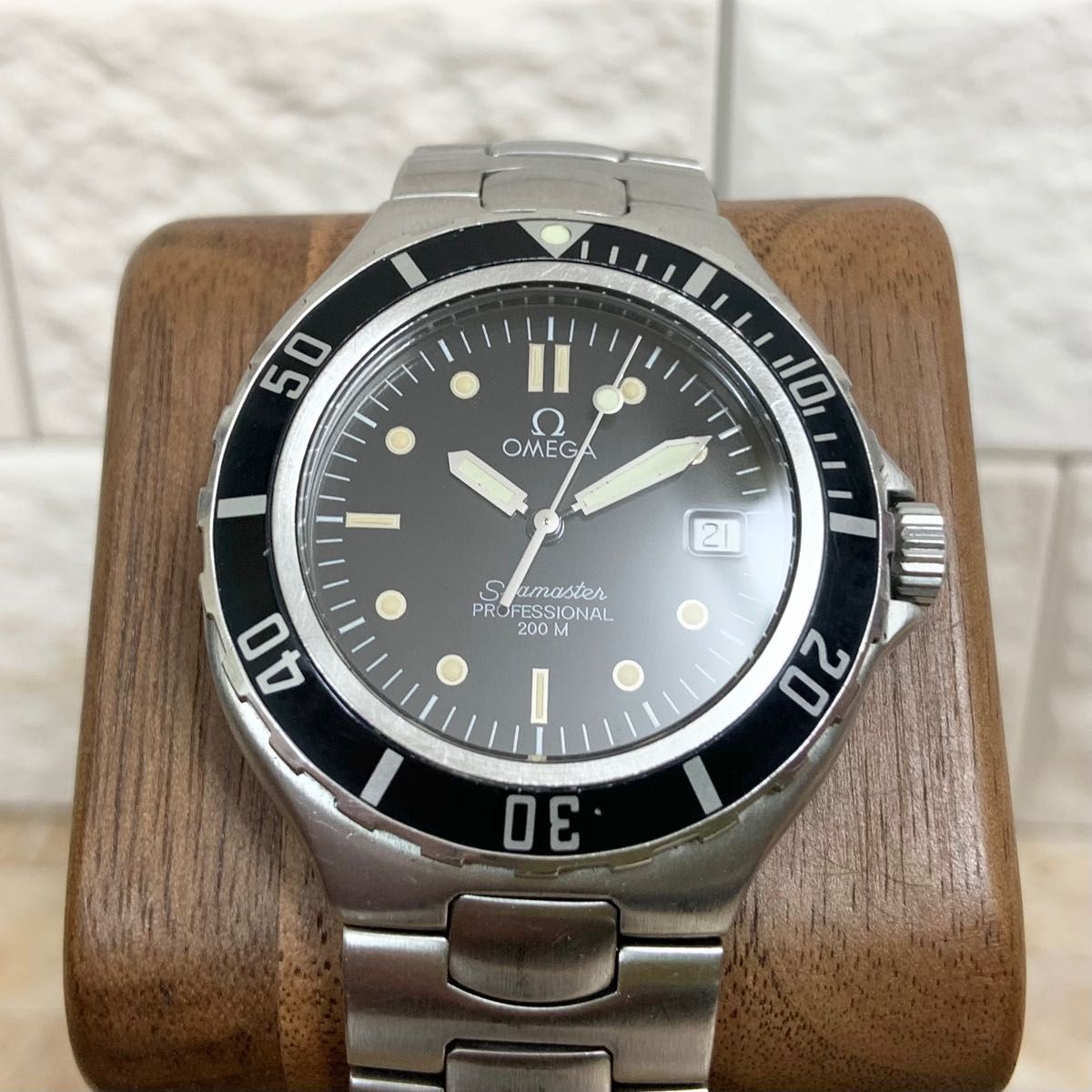 OMEGA シーマスター プロフェッショナル 200m 黒 メンズ腕時計 美品