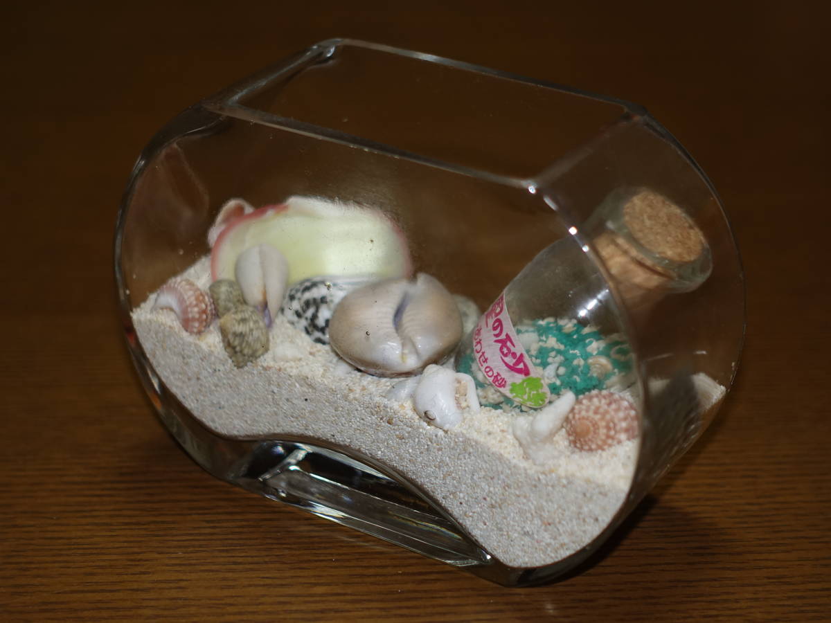 星の砂 しあわせの砂　貝殻　ガラス細工　ボトル　沖縄_画像9