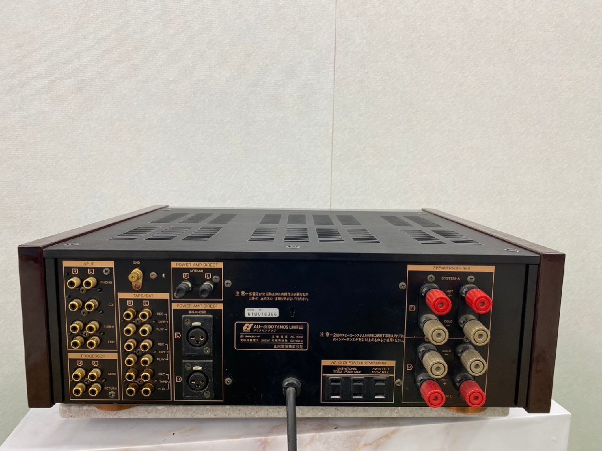 □t1083 現状品☆SANSUI サンスイ AU-α907i mos limited プリメイン