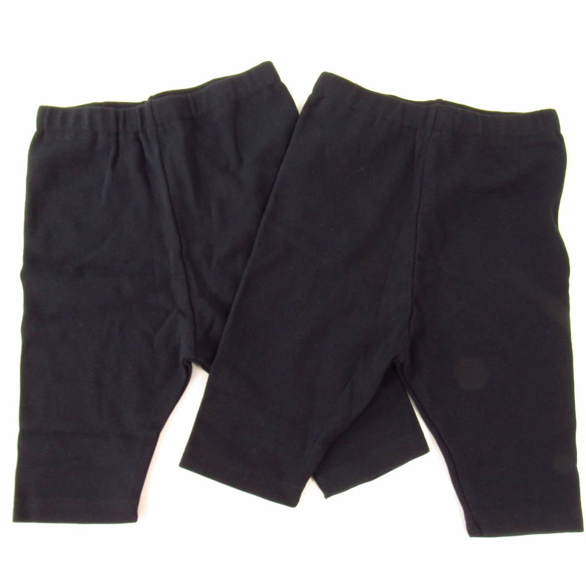 88-00668 бесплатная доставка [ outlet ] Cecile 5 минут длина леггинсы 2 шт. комплект Kids 120cm чёрный 