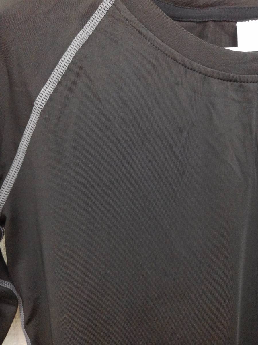 88-00618 free shipping [ outlet ]SILLICTOR sport inner shirt men's L size black 
