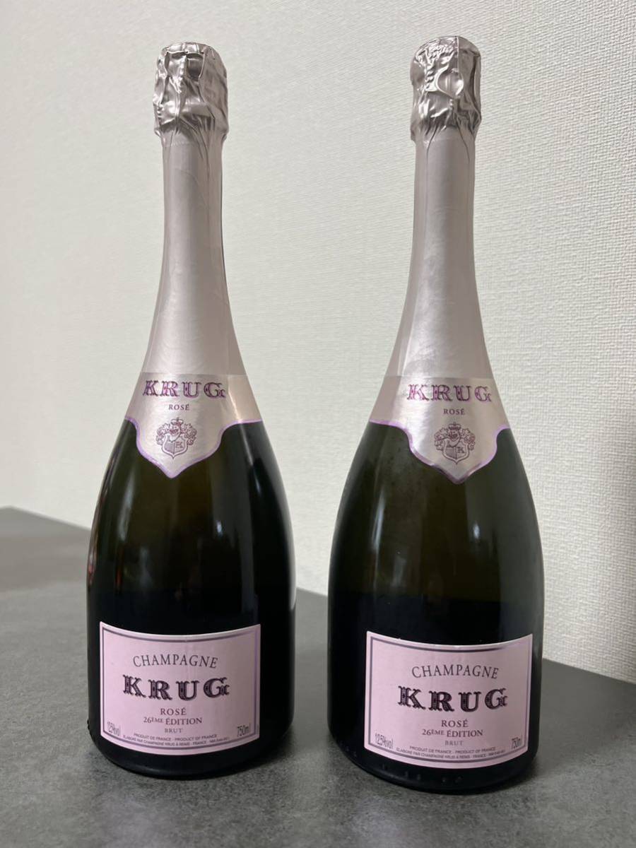 新品未開封シャンパン クリュッグ ロゼ ブリュット KRUG ROSE BRUT-