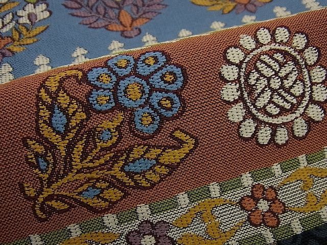 平和屋□極上西陣川島織物謹製六通柄本袋帯唐織花間道逸品3s586