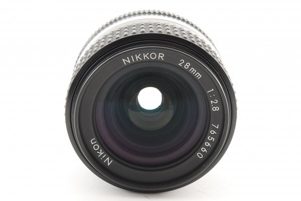 レンズ ☆新品級 動作確認済☆ NIKON ニコン 防湿庫管理 レンズ 28mm