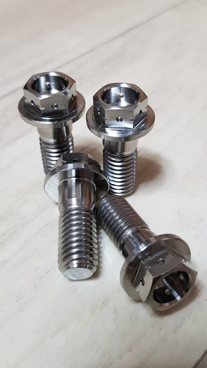 37-A ブレンボキャリパーマウントチタン合金ボルト(ヘックスボルト仕様