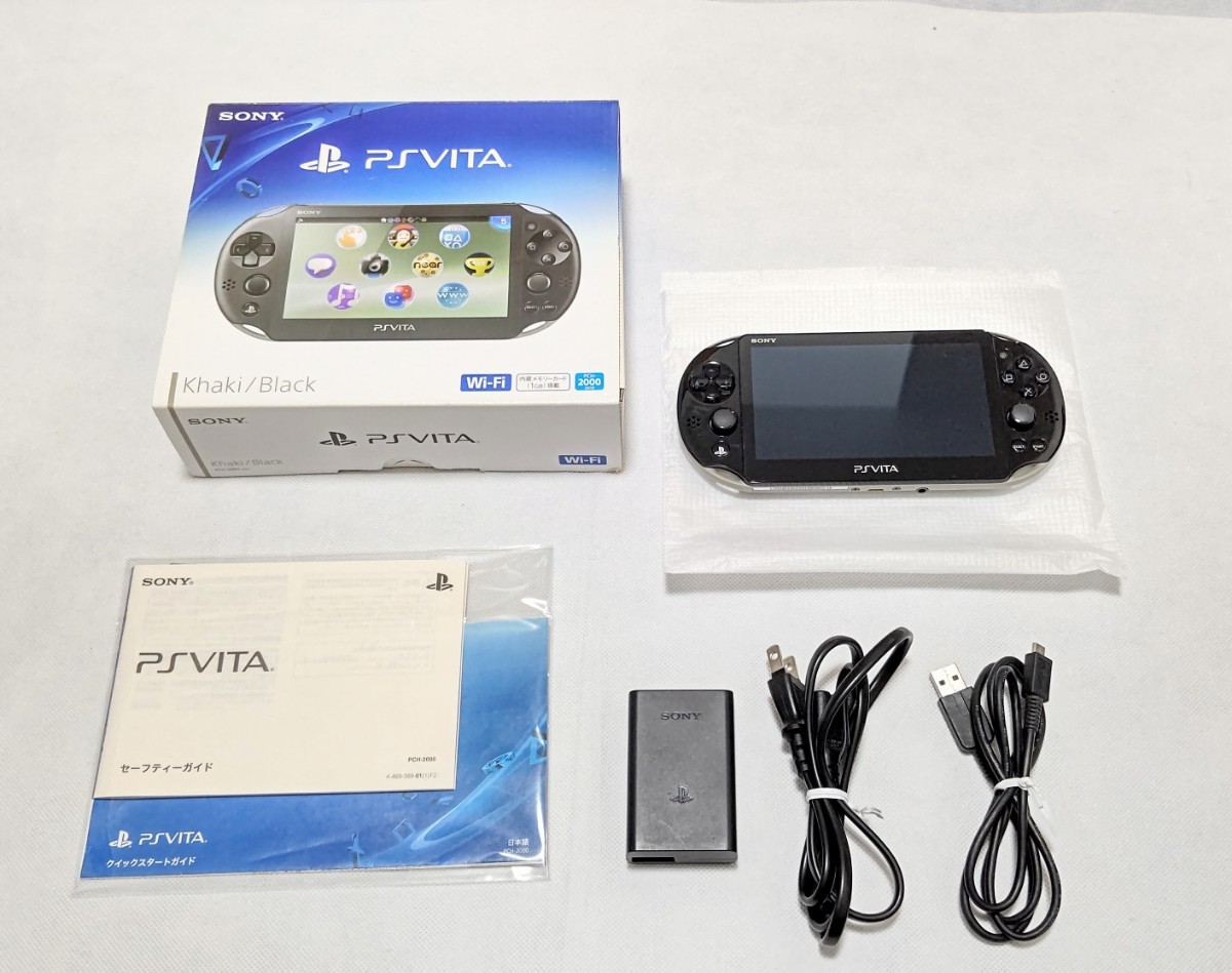 人気提案 PlayStation Vita Wi-Fiモデル PCH-2000 ZA16 カーキ