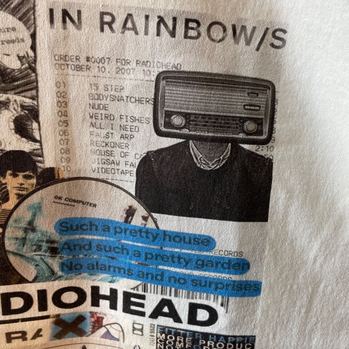 Radiohead レディオヘッド KID A Tシャツ バンド Tシャツ Radiohead レディオヘッド KID A Tシャツ バンド Tシャツ