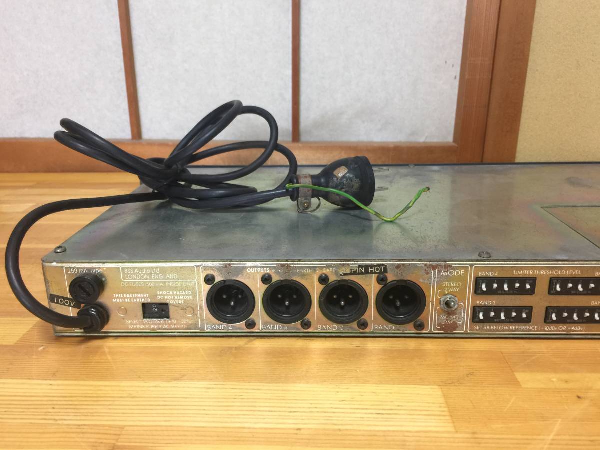 BSS FDS-360 regular price 20 ten thousand jpy phase correction possible analogue crossover channel divider [ used operation goods ]