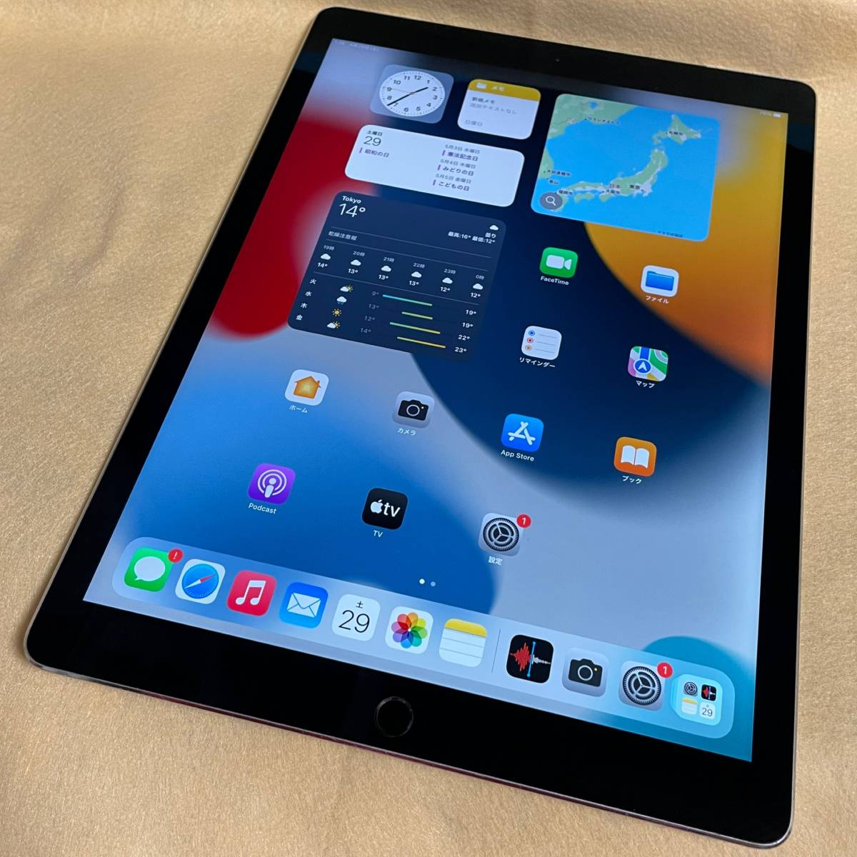 訳あり//SIMフリー】iPad Pro 12.9インチ 256GB Wi-Fi+Cellular