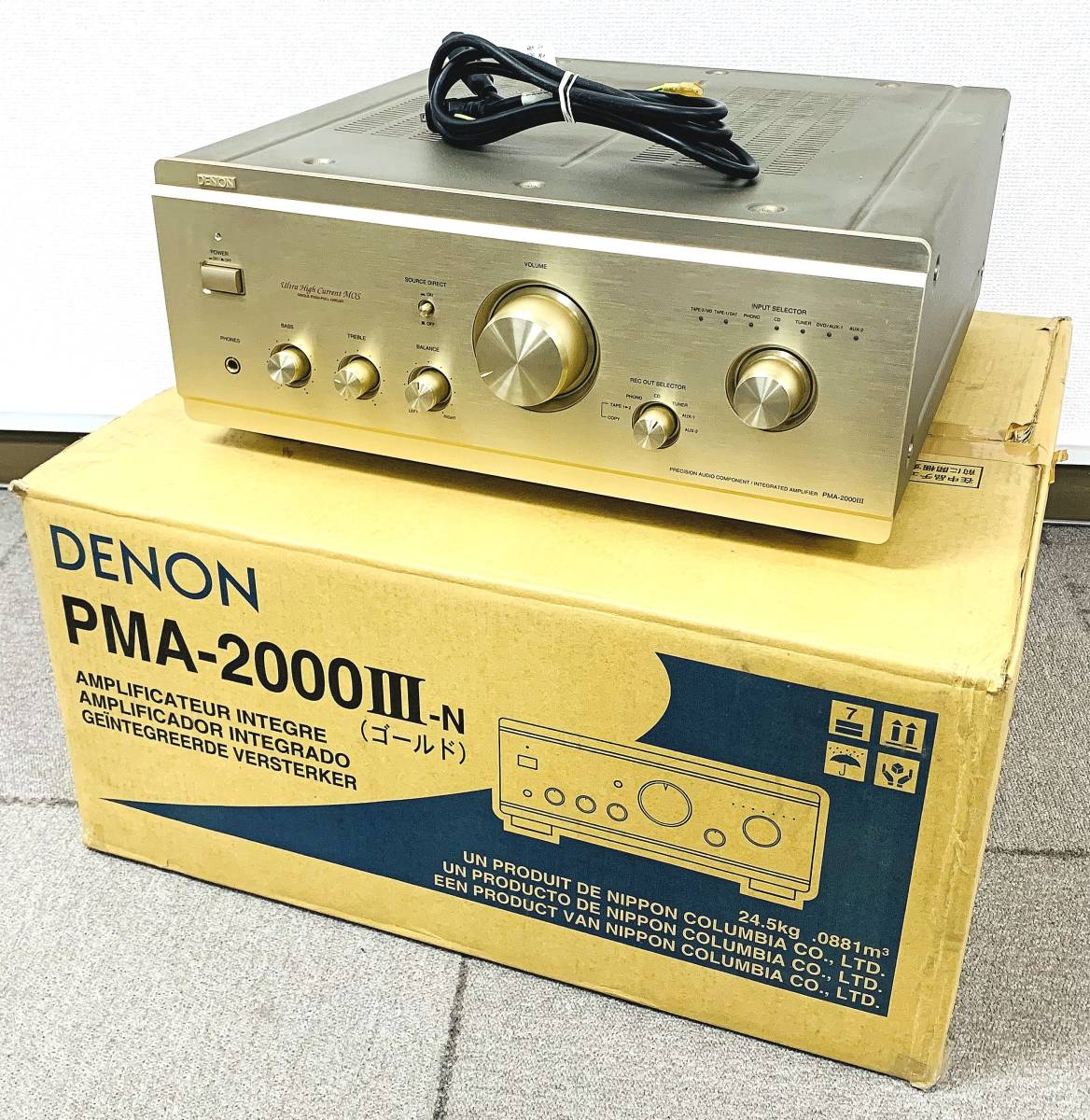 DENON デノン デンオン PMA-2000 III プリメインアンプ ゴールド 電源