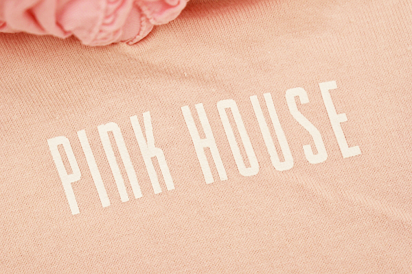 Y-5546★送料無料★美品★PINK HOUSE ピンクハウス★日本製 ピンク 大きなリボン付き 長袖 ロング T-シャツ カットソー フリーサイズ_画像6