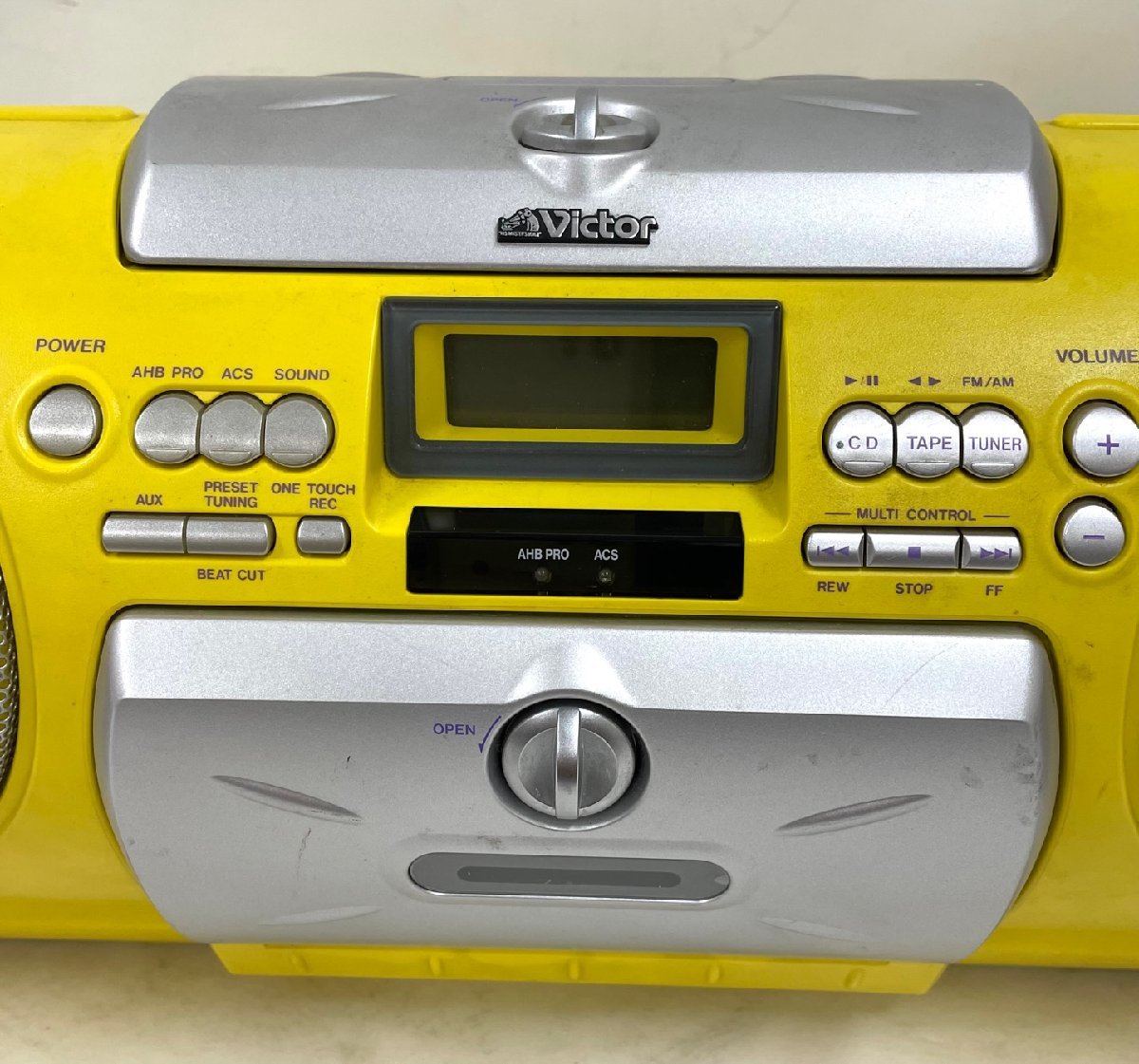 貴重品 Victor RC-S55 カセットレコーダー デッキ分離型 ジャンク 通電
