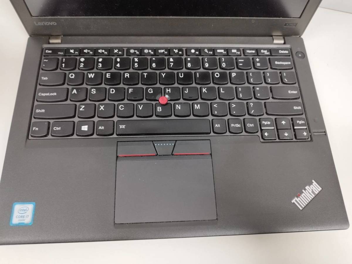 【ジャンク品】ノートPC　 lenovo ThinkPad X260 ノートパソコン_画像2