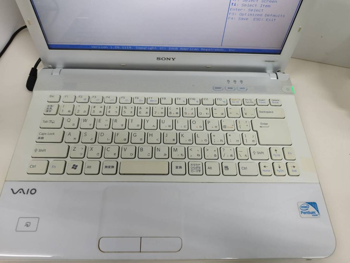 【ジャンク品】ノートPC SONY PCG-61311N ノートパソコン_画像2