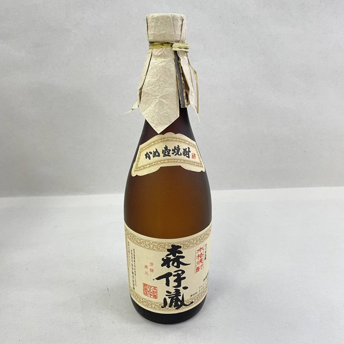 B714(051)-127/OT7000　【千葉県内のみ発送】お酒　森伊蔵　かめ壺焼酎　本格焼酎　25度　720ml　箱付き_画像2