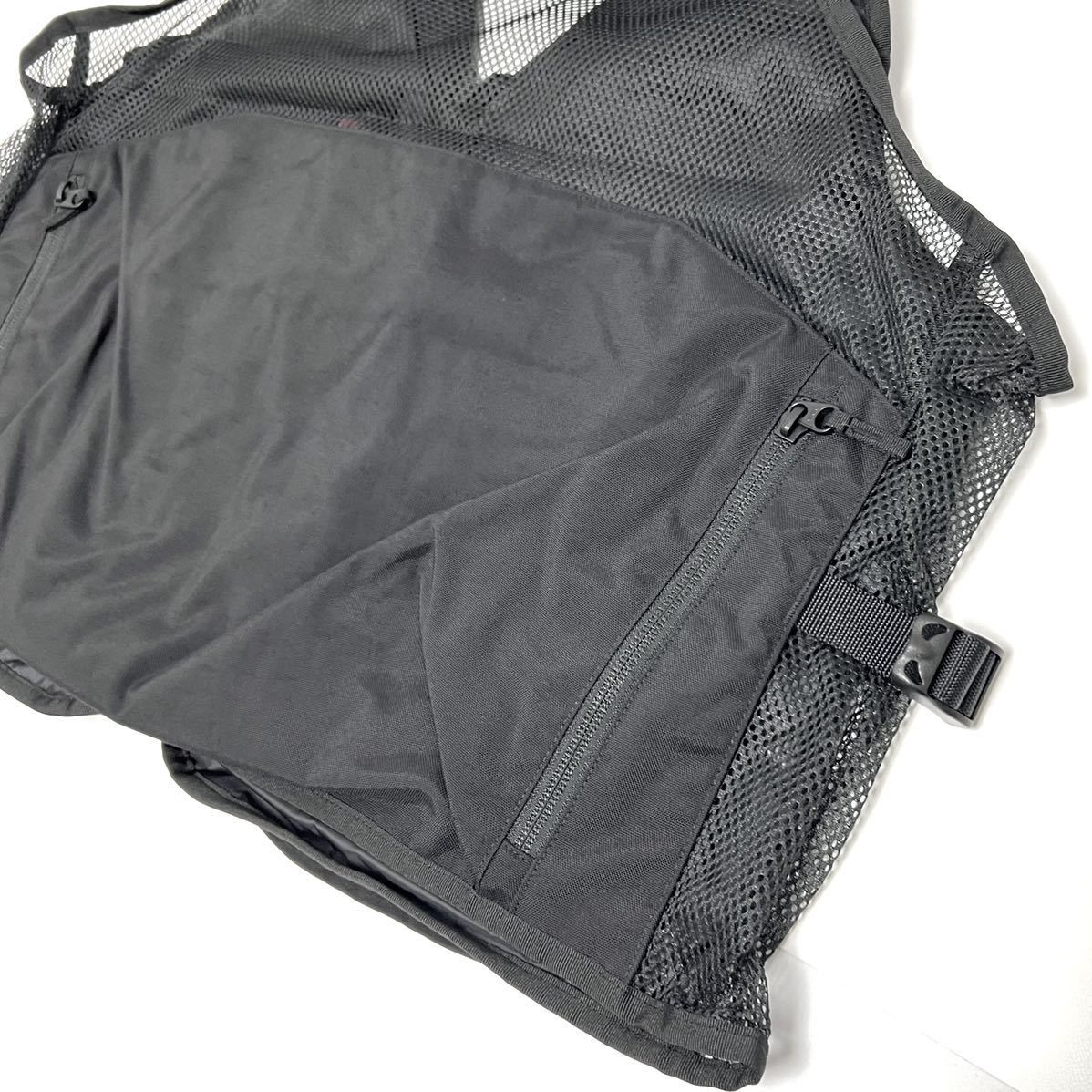 L 新品 ノースフェイス ギア メッシュ ベスト Gear Mesh Vest 黒